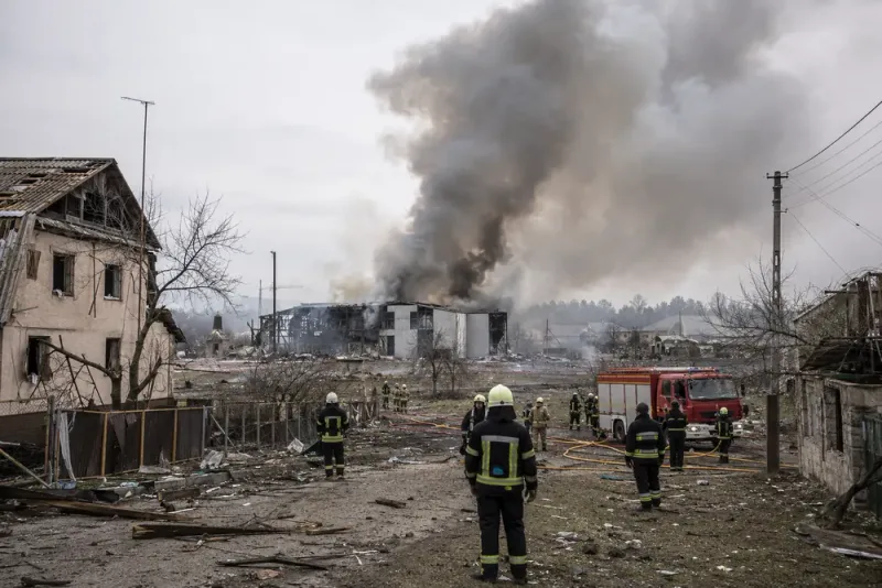 37 döda efter explosion vid ukrainskt ammunitionslager