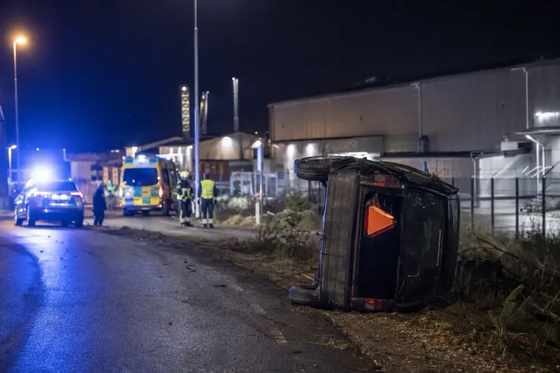 Två 16-åringar i A-traktorolycka i Borås