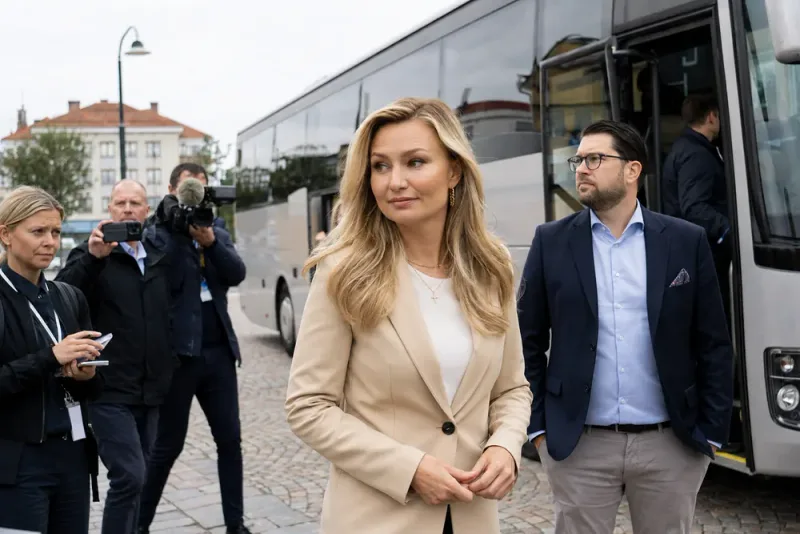 Ebba Busch styr om turnén efter Åkessons krav