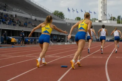 Sverige diskades efter stafettprotesten