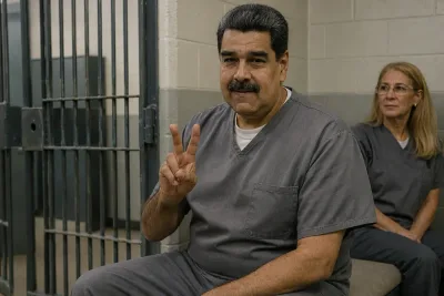 Nya fängelsebilder visar Nicolás Maduro i Brooklyn