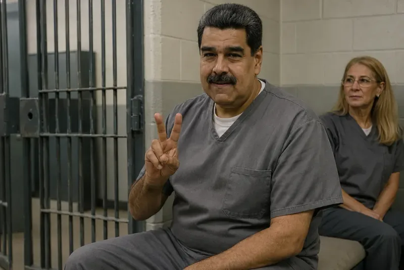 Nya fängelsebilder visar Nicolás Maduro i Brooklyn