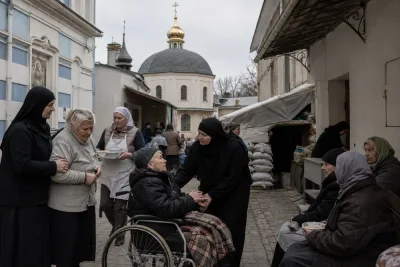 Klostret i Odessa ger utsatta skydd mitt i kriget