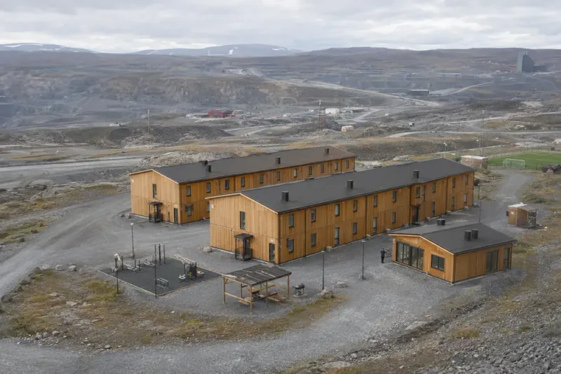 Viscaria öppnar hotellboende för gruvarbetare i Kiruna