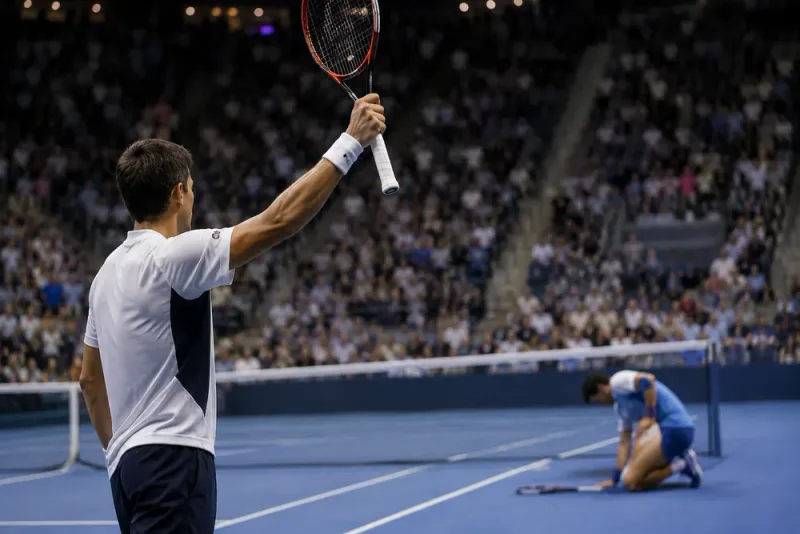 Mariano Navone chockade Novak Djokovic direkt