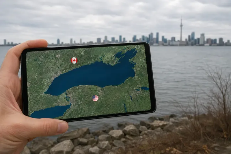 Google döper om Lake Ontario till Lake America