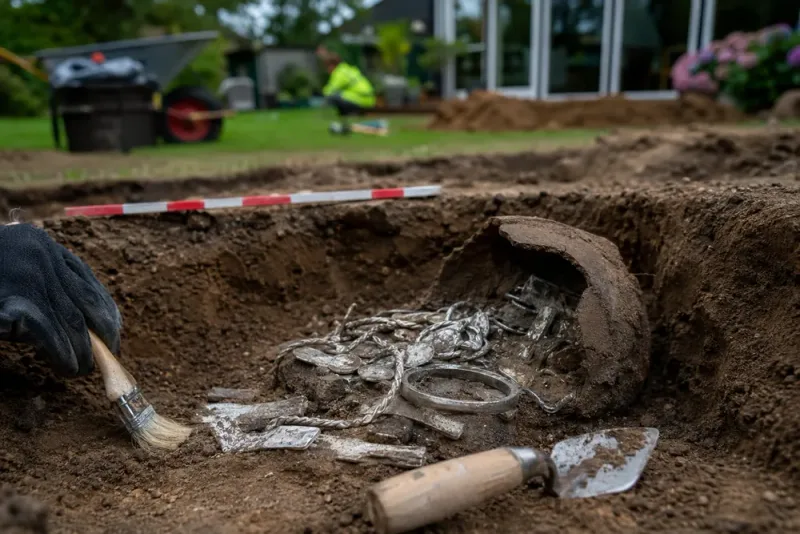 Altanbygge avslöjade Danmarks största vikingaskatt