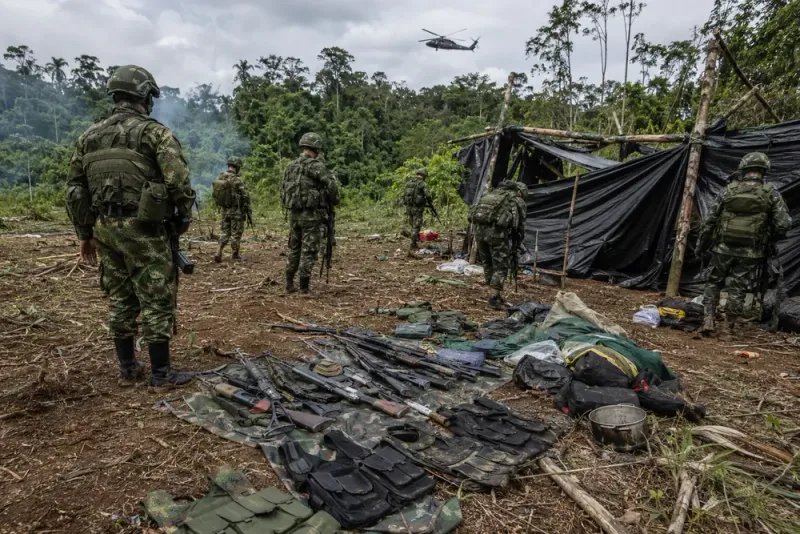 20 gerillamedlemmar dödade i colombiansk militärinsats