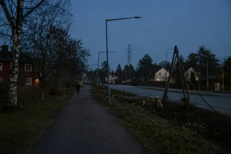 Ekonomiskt underskott stoppar Ockelbos belysningssatsning
