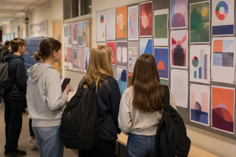 Förstagångsväljare testar partiernas budskap i skolvalet