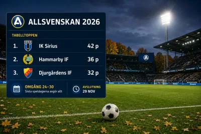 Här avgörs dramatiken i Allsvenskan