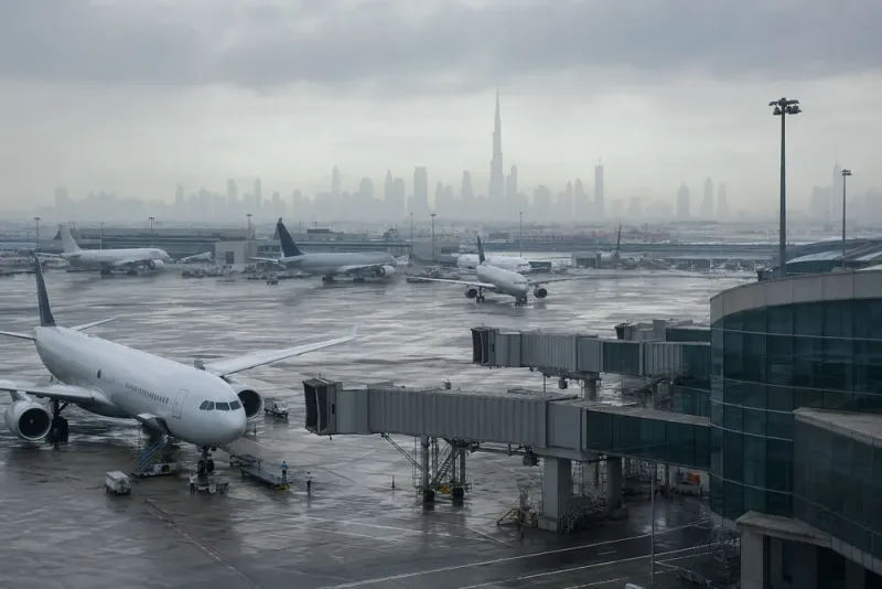 Tre flygbolag stoppar vintertrafiken till Dubai