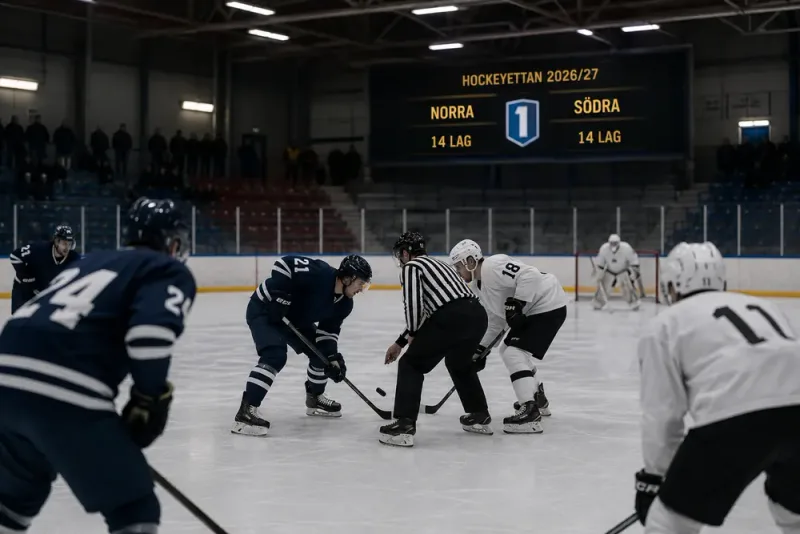 Så spelas Hockeyettan säsongen 2026/27