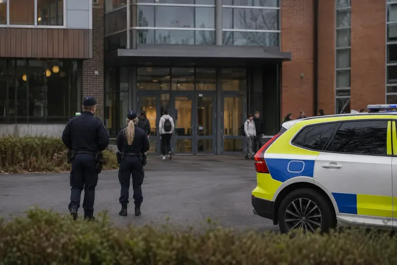 Elev gripen efter skolhot i Karlskrona