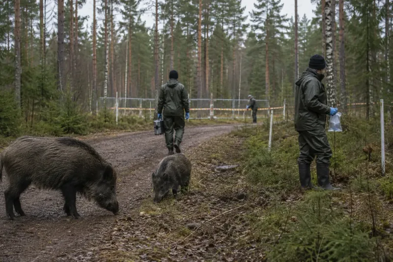 Finland skärper insatserna efter fler fall av svinpest