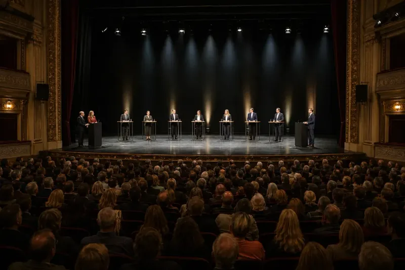 Göteborgspolitiker möts i slutsåld valdebatt