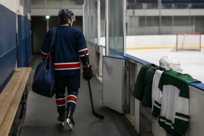 Karl Sterner på väg till Almtuna