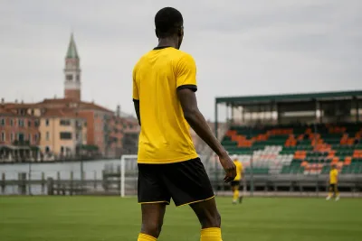 Rufai Mohammed på väg till Venezia
