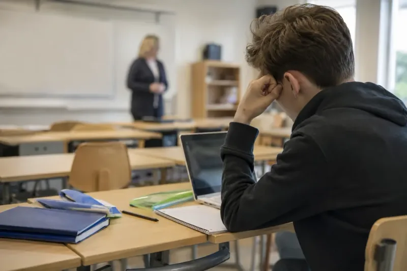 NPF-elever halkar efter kraftigt i skolan