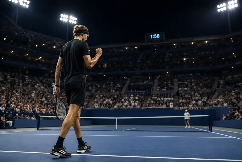 Alexander Zverev vann femsetsrysaren i natt