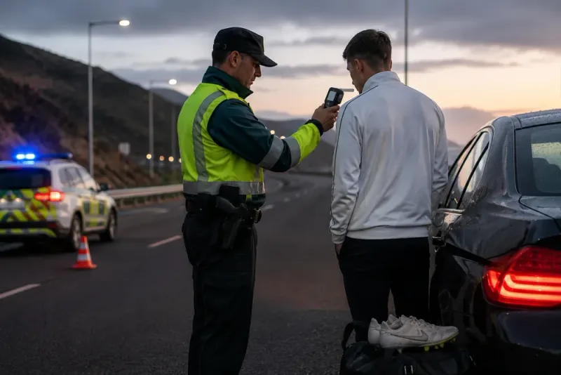 Raúl Asencio får böter efter rattfylla