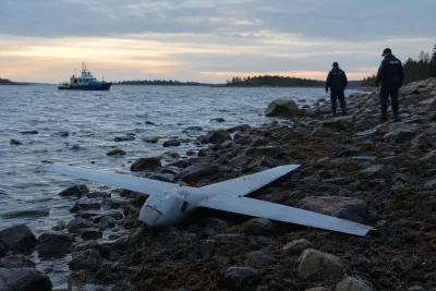 Drönarfynd vid Pellinge utreds som möjlig territoriekränkning