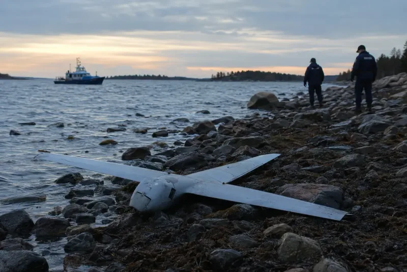 Drönarfynd vid Pellinge utreds som möjlig territoriekränkning