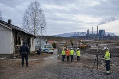 Mordbrand utreds och sjukhusbygge startar i Norrbotten