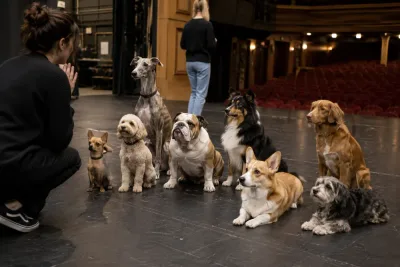 Åtta hundar får scenroller i Legally Blonde