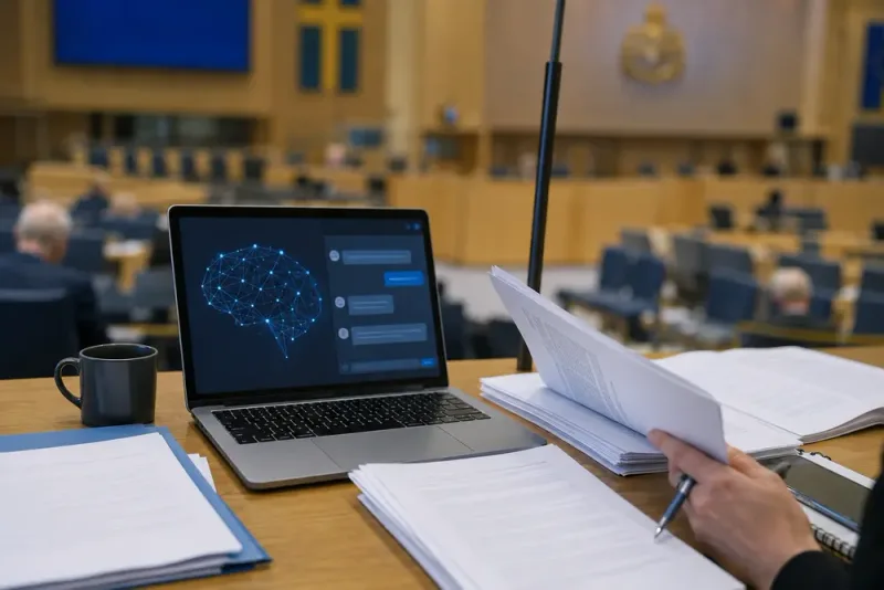 AI används i hundratals riksdagsmotioner utan redovisning