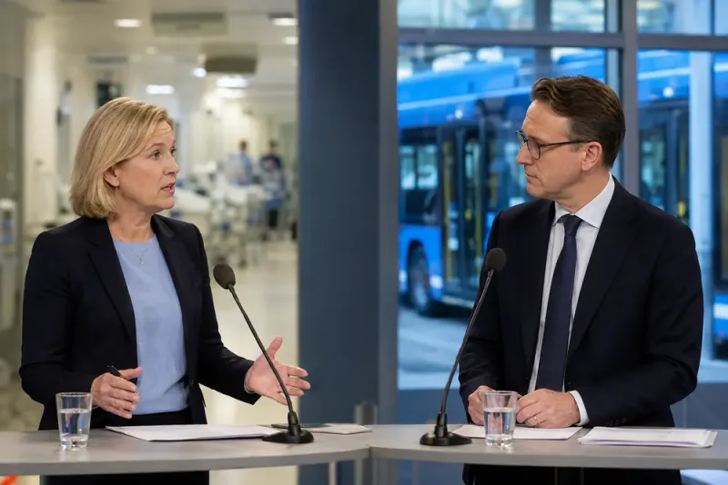 Skatt, vårdköer och trafik i het regiondebatt