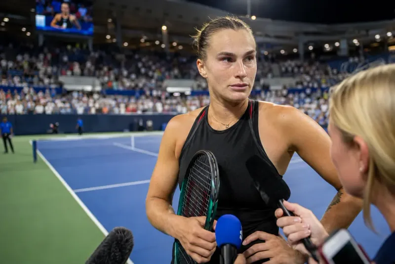 Aryna Sabalenka vann – rök ihop efteråt