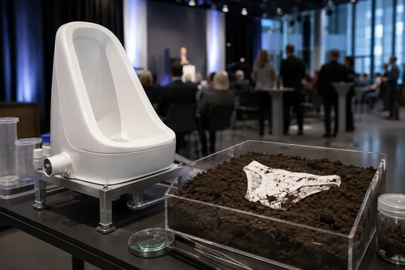 Ig Nobel prisar stänksäker urinoar och nedgrävda kalsonger