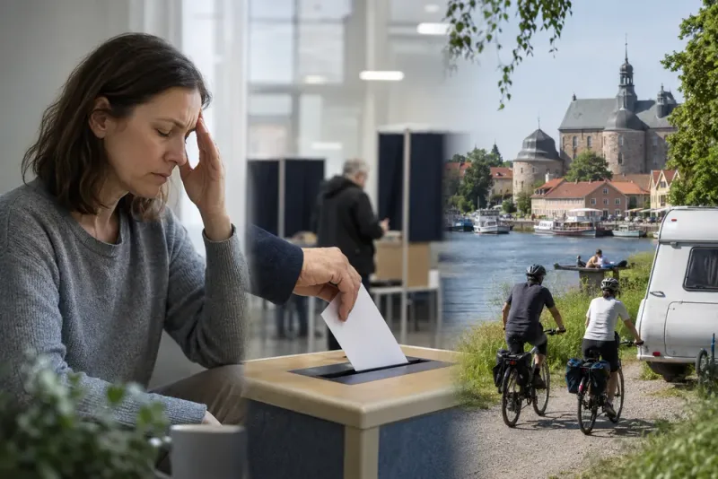 Migrän, val och turism präglade torsdagen