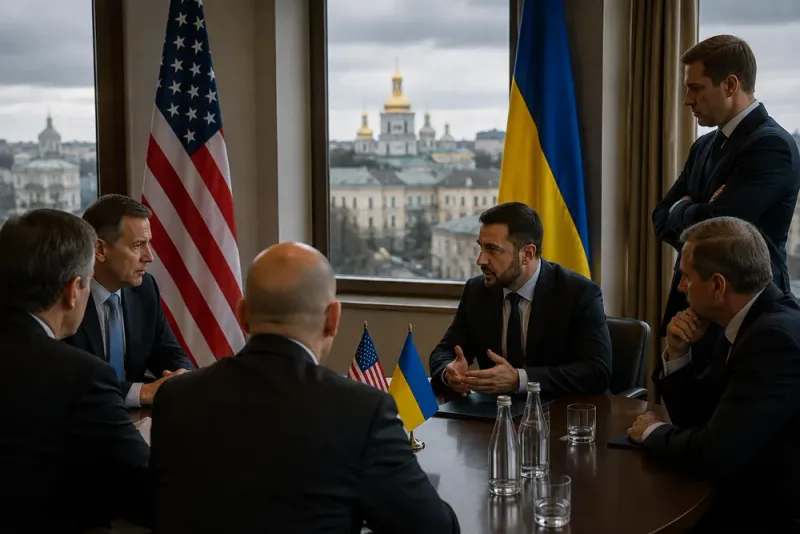 USA-sändebud väntas till Kiev för nya fredssamtal