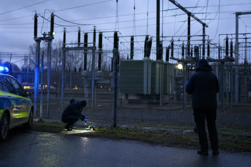 Tredje misstänkta sabotaget mot tyskt elnät utreds