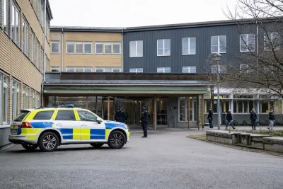 Hotfullt meddelande hittat på skola i Tumba