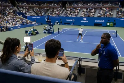 Influencers väcker kritik under US Open