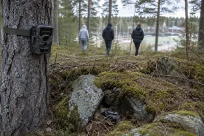 Polisens kamerafälla avslöjade män vid vapengömma