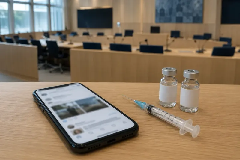 S-politiker kritiserar M-ledamots vaccininlägg
