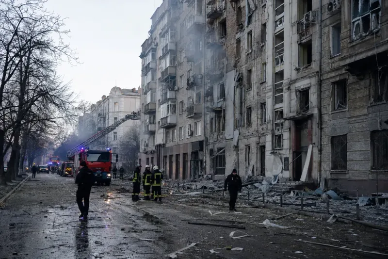 Ryska drönaranfall dödar flera i Ukraina