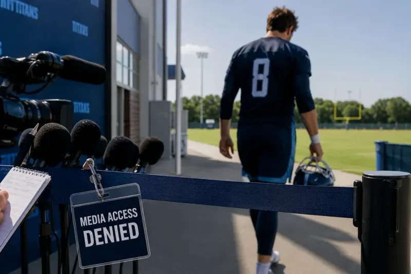 Jared Stillman stoppas efter Titans-bråket