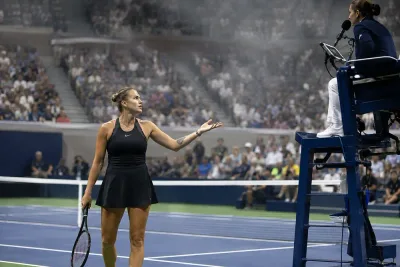 Aryna Sabalenka stördes av cannabislukt