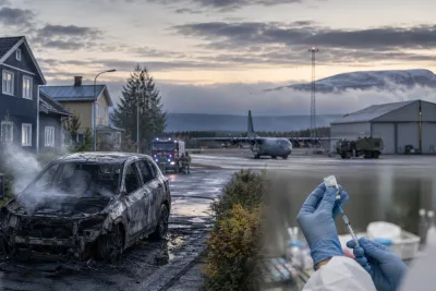 Bilbrand, militär etablering och vaccinbrist i Västerbotten