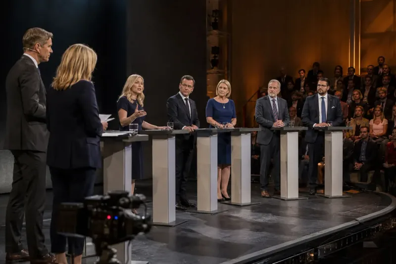 Partiledarna möttes i slutdebatt om fyra stora frågor