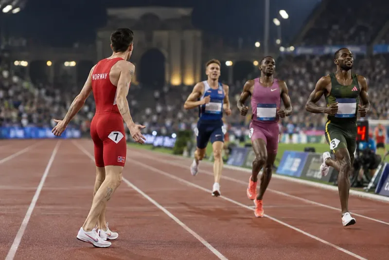 Jakob Ingebrigtsen rasar efter fjärdeplatsen