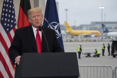 Trump avfärdar ryskt hot mot Nato
