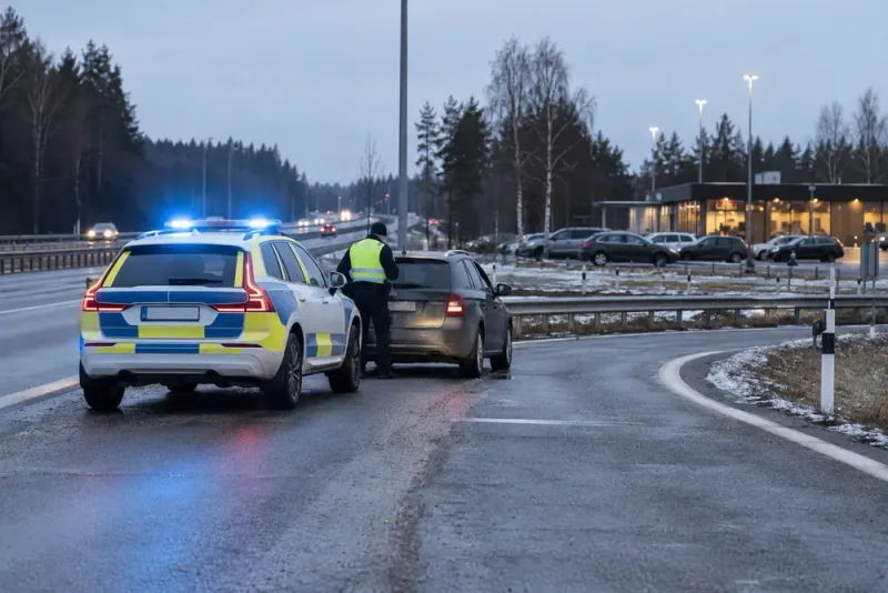 3,22 promille på E4 – man döms till fängelse