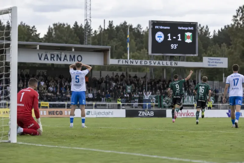IFK Värnamo klättrar trots sen kvittering