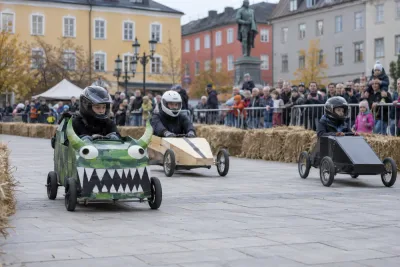 Dubbelt så många tävlade i Östersunds lådbilsrally